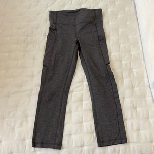 lululemon Grey Speed Up Cropped Leggings